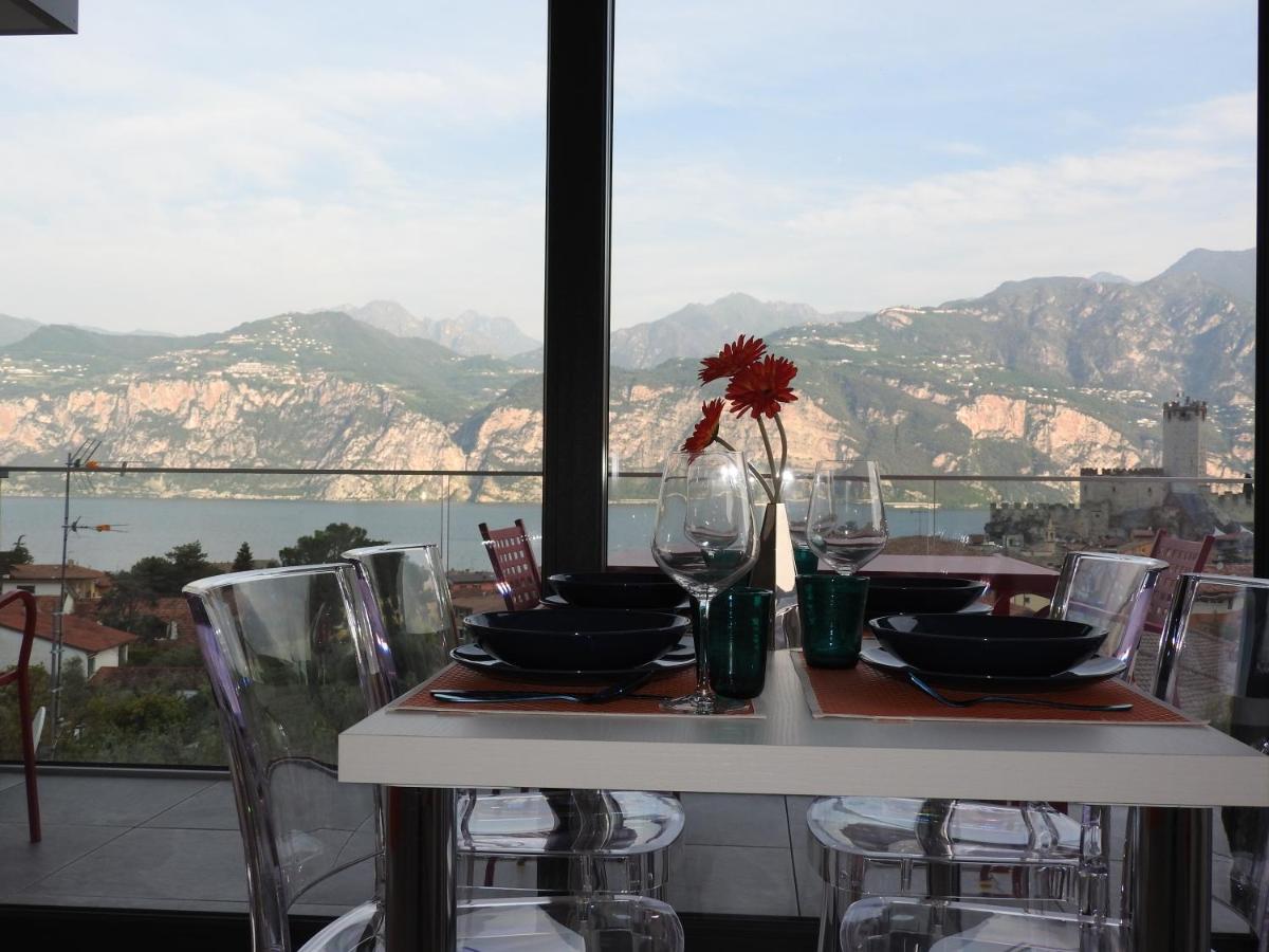 Ferienwohnung Blue Sky Garda - Sunset Malcesine Exterior foto