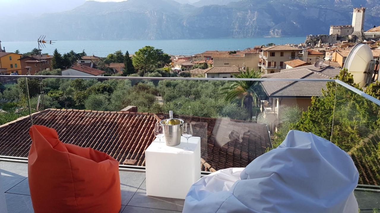 Ferienwohnung Blue Sky Garda - Sunset Malcesine Exterior foto